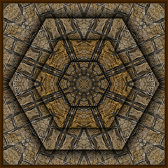 3d effekt - abstrakt polygonal muster