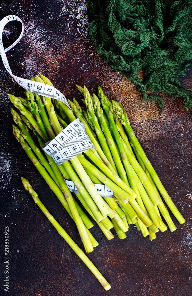 Sticker green asparagus