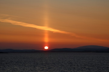 Sunrise by the sea
