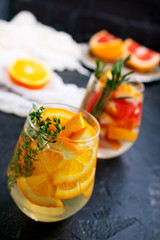 Drink with citrus