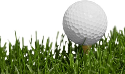 golf ball on a grass