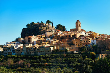 Obraz premium Polop de la Marina old town. Spain