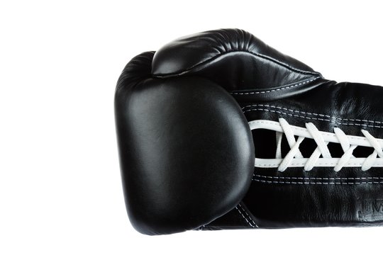 Black Boxing Glove Isolated on White