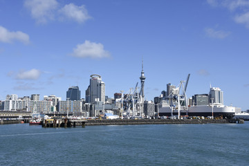 Naklejka premium Auckland Harbour, New Zealand
