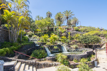Fototapeta premium Taoro park in Puerto de la Cruz, Tenerife, Canary islands, Spain