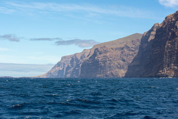 Los Gigantes rocks in Tenerife, Canary islands, Spain
