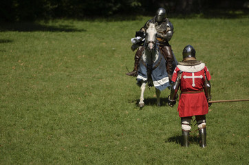 cavalieri corazzati a cavallo