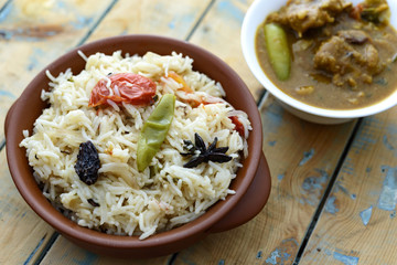 Cooked Rice in a Bowl
