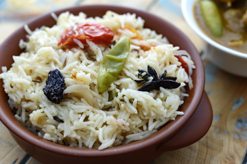 Cooked Rice in a Bowl