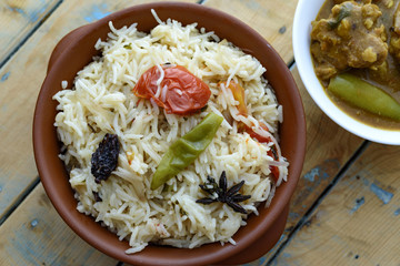 Cooked Rice in a Bowl
