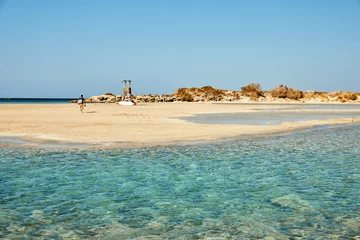 Fototapete Elafonissi Strand, Kreta, Griekenland Elafonisi rose sand beach in Crete, Greece 