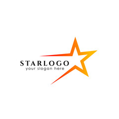 Obraz premium star logo design stock. star icon in gradient style