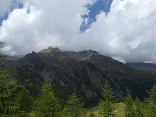 summit rock panorama landscape of the mountains in south tyrol italy europe