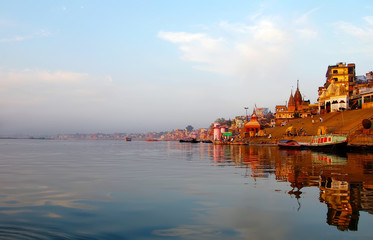 Fototapeta na wymiar India. Varanasi. Ganges.