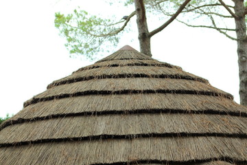 Traditionelle Ndebele-Hütten-Dach