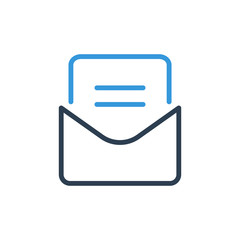 Line Art. message and email vector