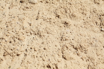 Sand, Braune Sandfläche