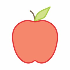 Apple colorful illustration