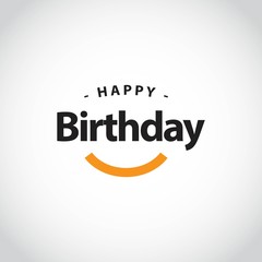 Happy Birthday Vector Template Design Illustration