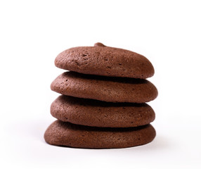Fototapeta na wymiar Chocolate Chip Cookie isolated on white background