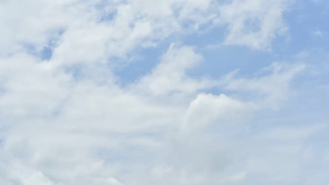 Time lapse cloud on blue sky