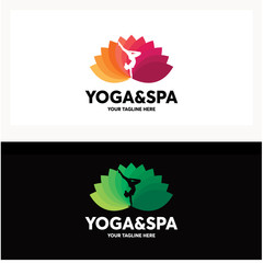 Yoga & Spa Logo Design Template