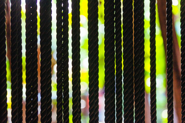 Atr threads plait in garden