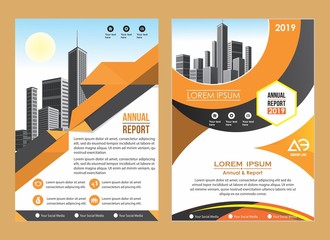 abstract cover and layout for presentation and marketing
