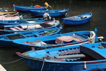 Fototapeta na wymiar Bari fishing harbor