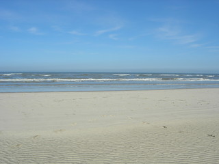 Sandstrand - so weit das Auge reicht...