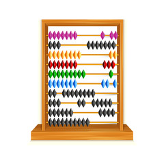 Colorful toy abacus to learn counting