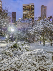 Snow storm New York City
