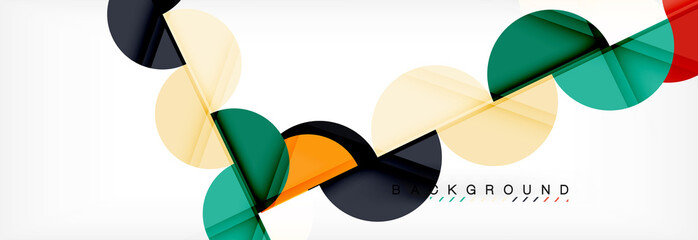 Semi circle abstract background, modern geometric pattern design. Business or technology presentation design template, brochure or flyer pattern, or geometric web banner