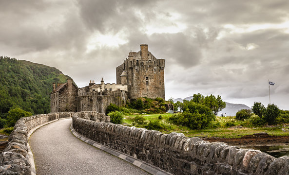 Eilean Donan Castle Highlands Scotland Landscape