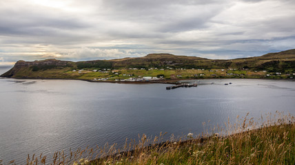 Coastline calmness Landscape on the Isle of Skye  Scotland