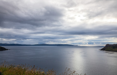 Coastline calmness Landscape on the Isle of Skye  Scotland