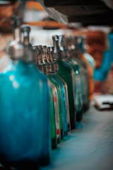 Naklejka premium Vintage Siphon Bottles