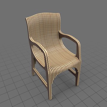 Plywood armchair