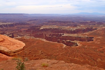 Grand View Point, Island in the sky district, Canyonlands National Park in Utah 