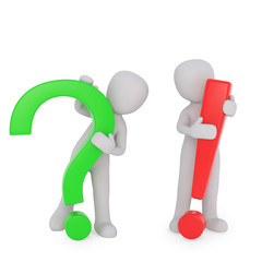 ? ! question mark and exclamation point