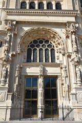 Portail de léglise Saint-Eustache à Paris, France