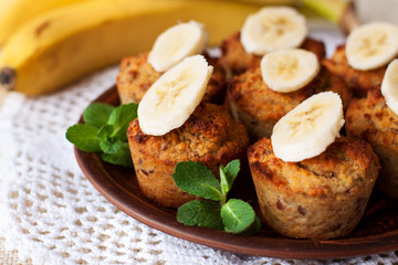 Gluten free banana bread muffins