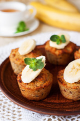 Gluten free banana bread muffins