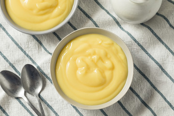 Homemade Vanilla Custard Pudding