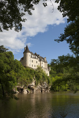 Fototapeta na wymiar La Treyne Castle, Lot department, Occitanie, France