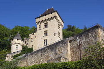 Fototapeta na wymiar Architecture of La Roque-Gageac, Dordogne, Aquitaine, France