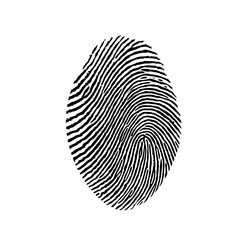 fingerprint. vector image