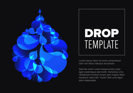 Banner Layout with Droplet Element
