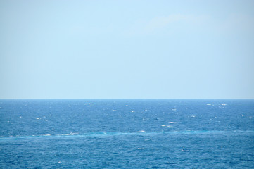 Santorini sea