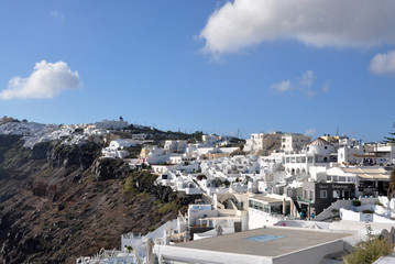 Fototapeta na wymiar Santorini - White houses